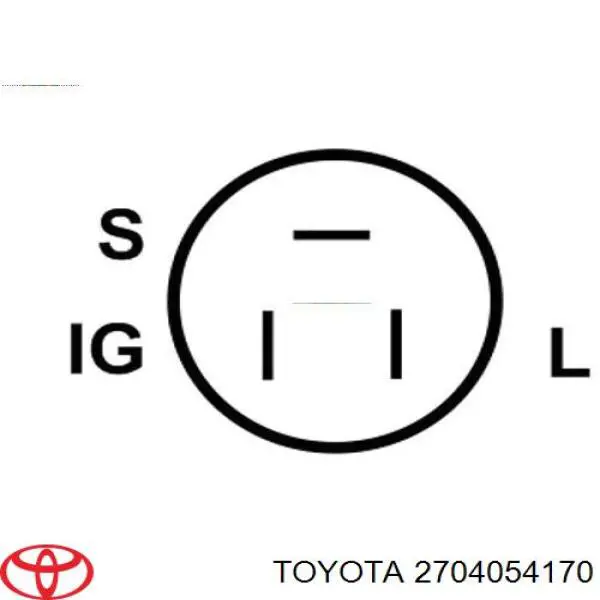 Купити 2704054170 Toyota Генератор