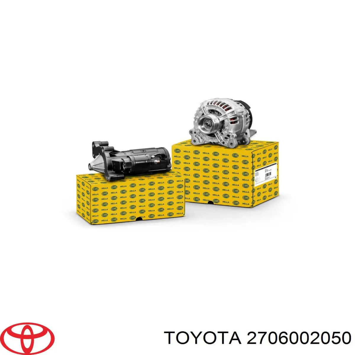 Генератор автомобільний Toyota 2706002070