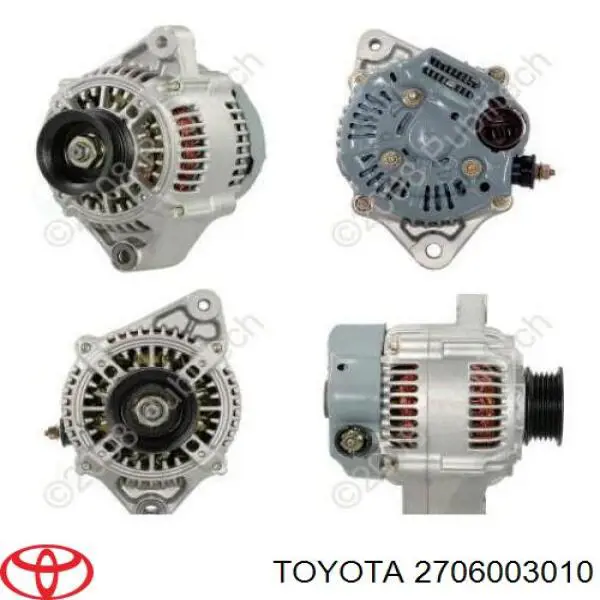 Генератор Toyota 2706003010 ціна, від 84.65 USD
