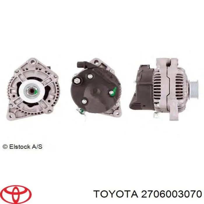 Купити 2706003070 Toyota Генератор