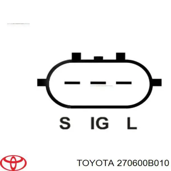 270600B010 Toyota Авто генератор