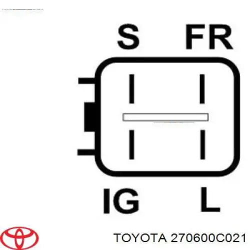 Купити 270600C021 Toyota Генератор