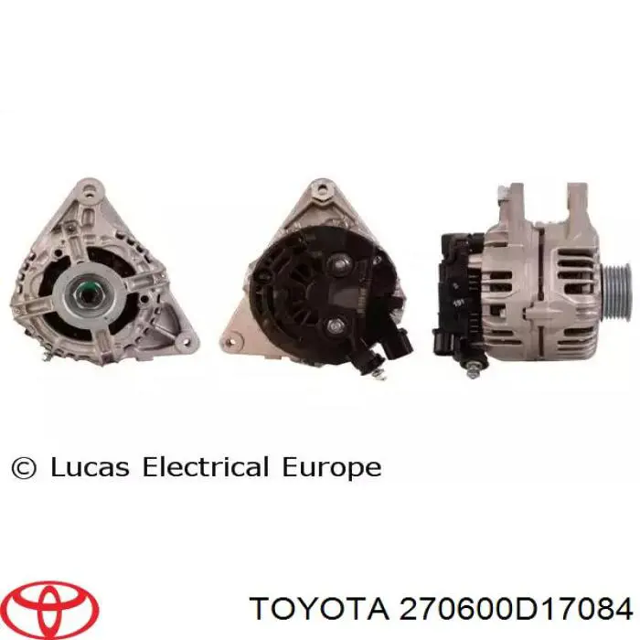 270600D17084 Toyota Авто генератор