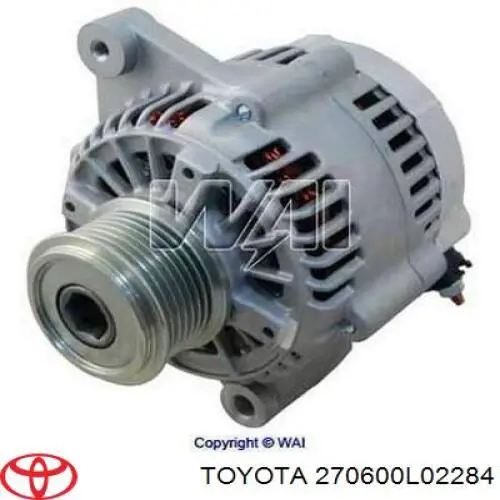270600L02284 Toyota генератор