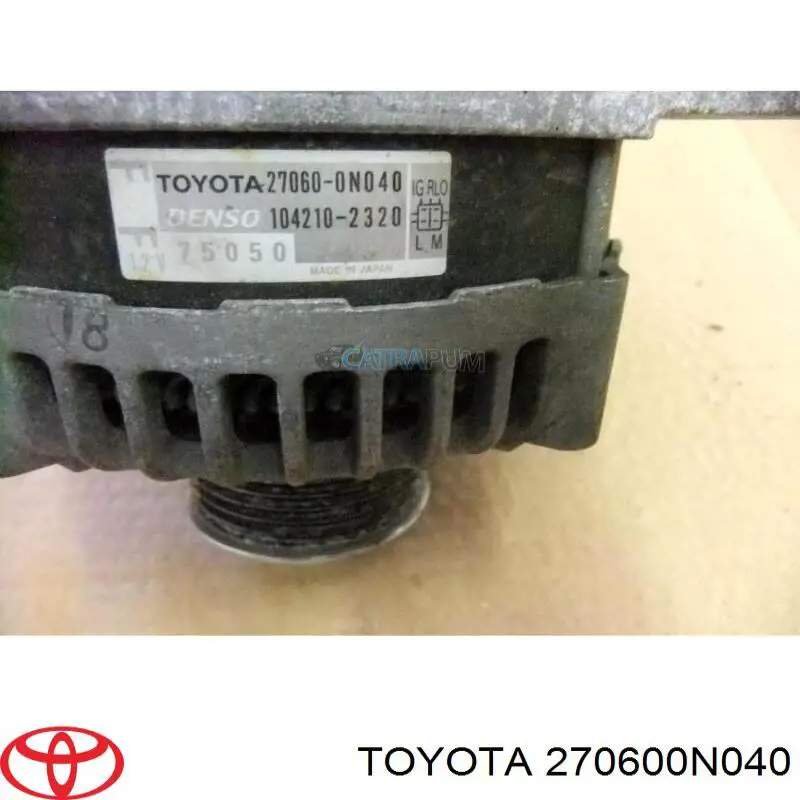 270600N04084 Toyota генератор