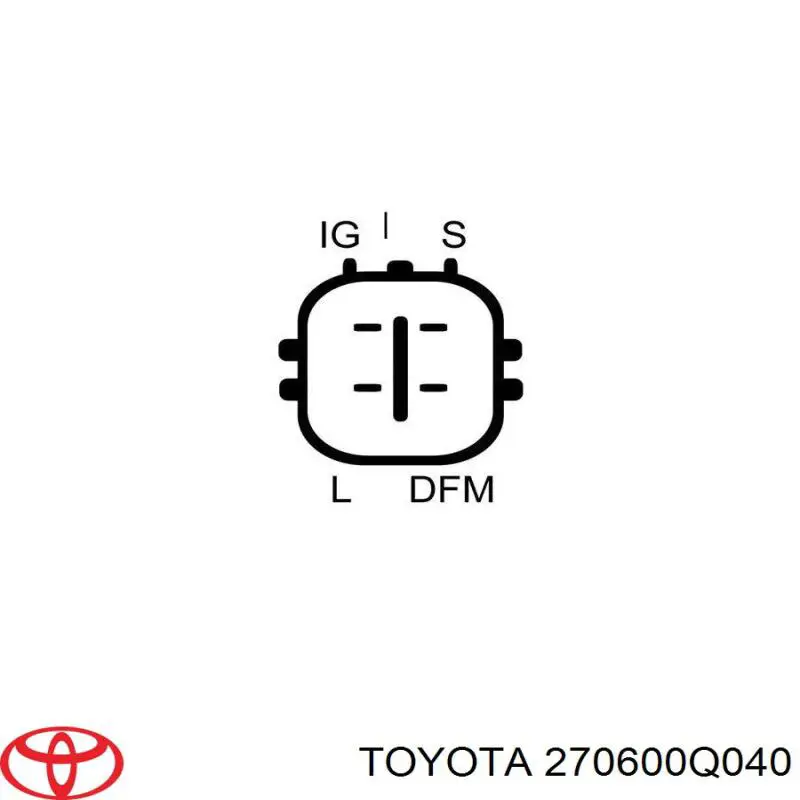 Генератор 270600Q040 Toyota