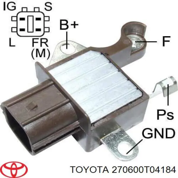 Генератор 270600T04184 Toyota