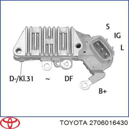 Генератор 270601643084 Toyota