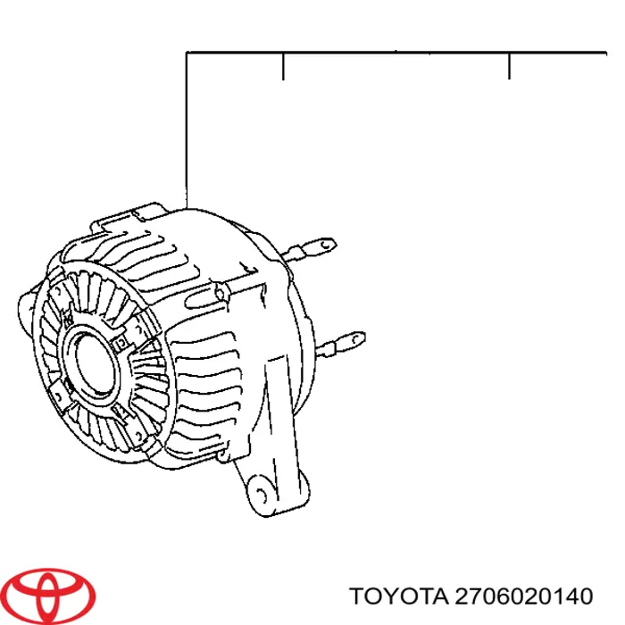 Купити 2706020140 Toyota Генератор