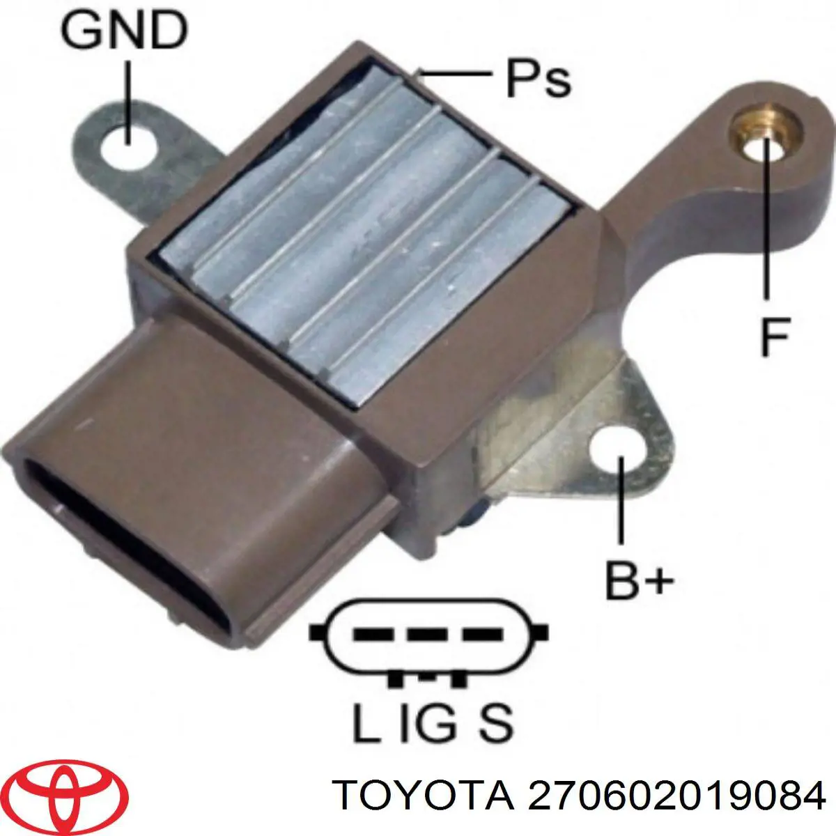 Генератор Toyota 270602019084 ціна, від 182.24 USD
