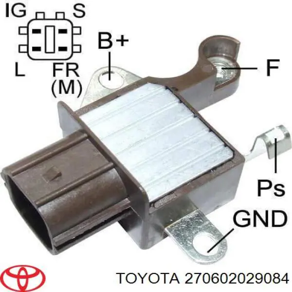 Генератор Toyota 270602029084 ціна, від 76.00 USD