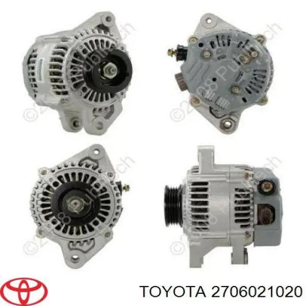 Генератор Toyota 2706021020 ціна, від 103.77 USD