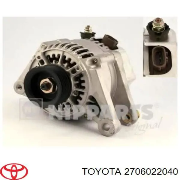 2706022040 Toyota генератор