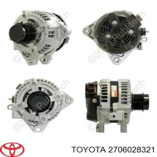 Генератор 2706028321 Toyota