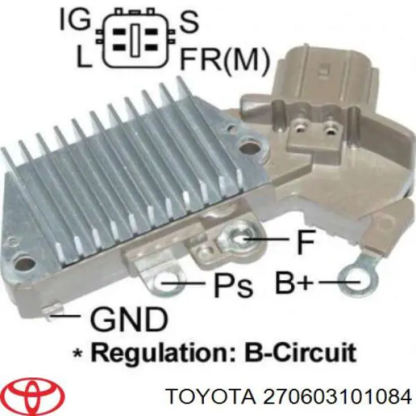 Генератор Toyota 4Runner (GRN21, UZN21) (Тойота 4 раннер)