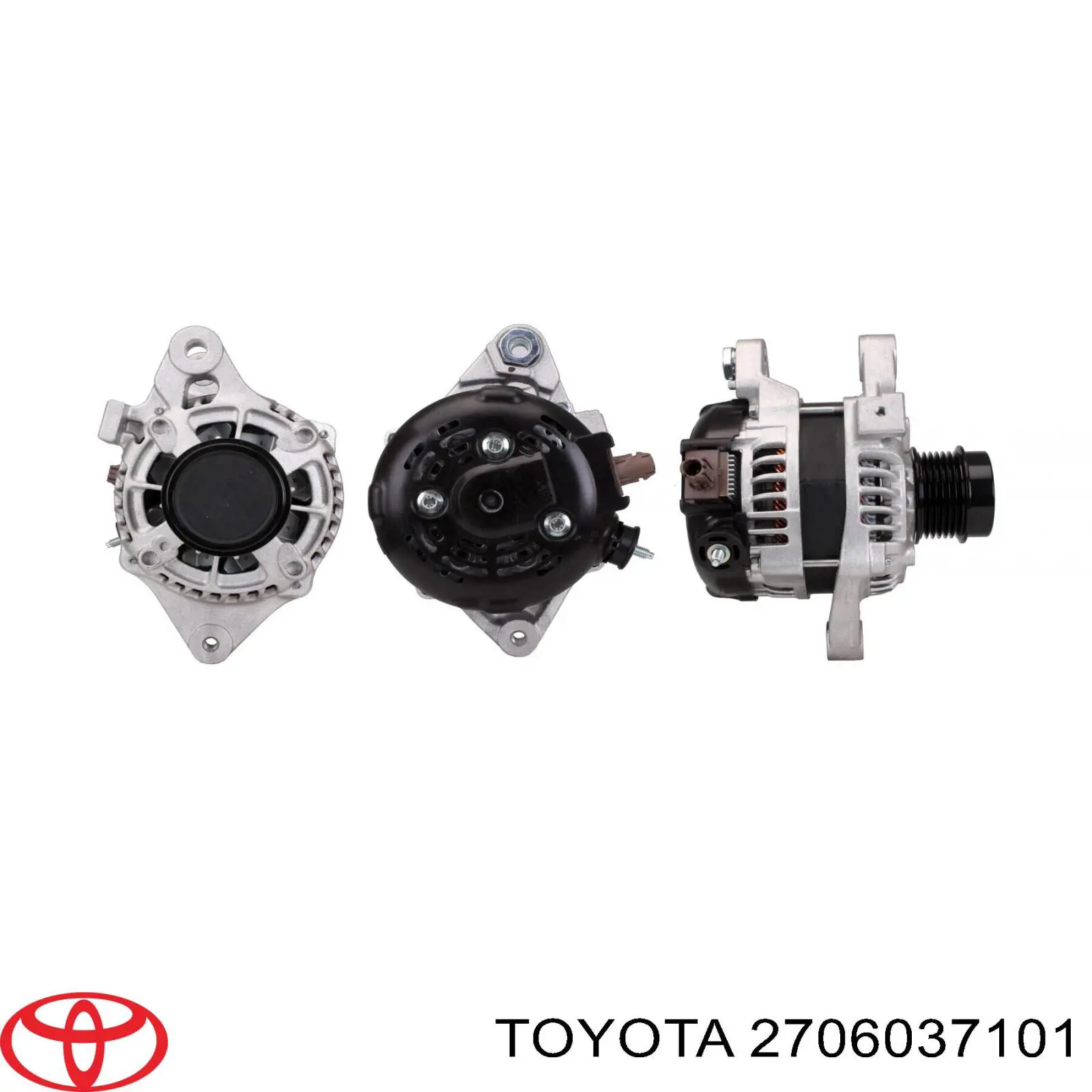 Генератор Toyota 2706037101 ціна, від 244.64 USD