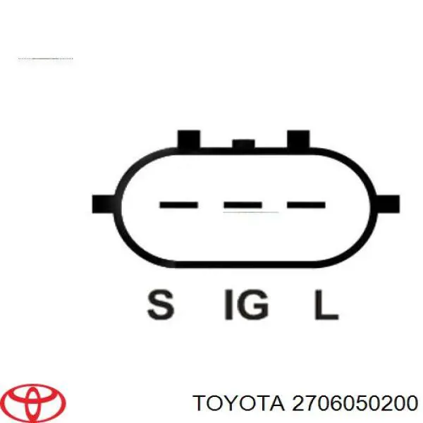 2706050200 Toyota Авто генератор