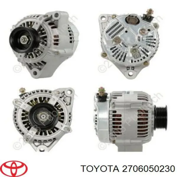 Генератор Toyota 2706050230 ціна, від 175.32 USD