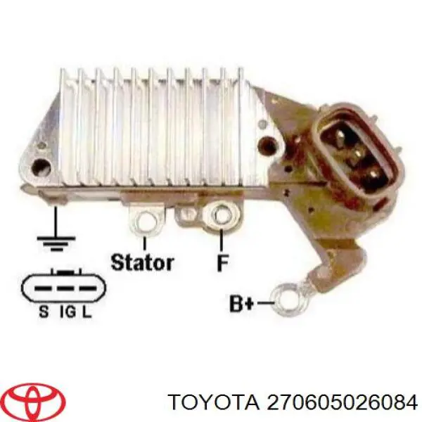 Генератор 270605026084 Toyota