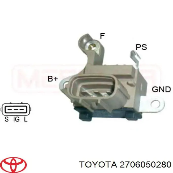 2706050280 Toyota Авто генератор