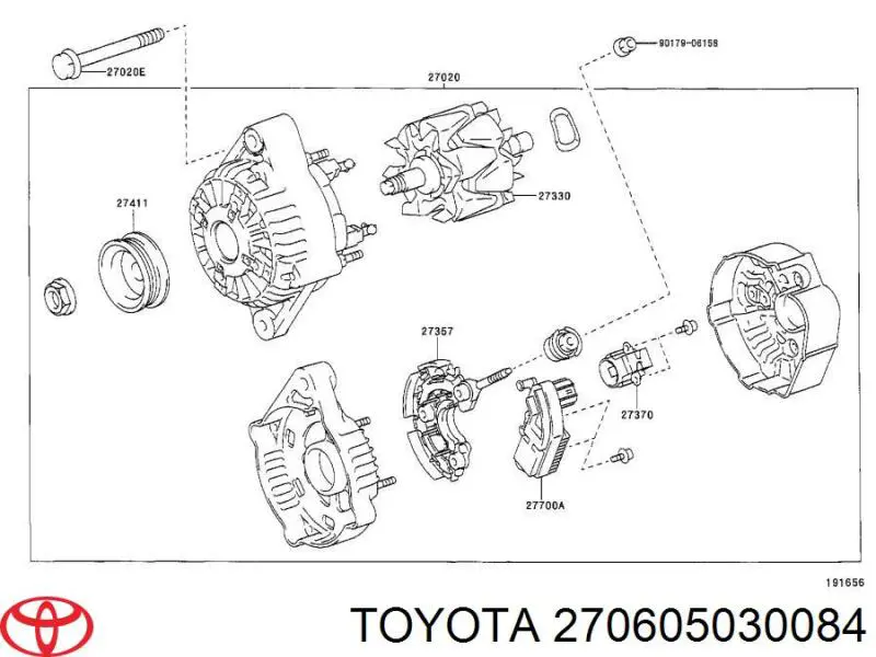 Купити 270605030084 Toyota Генератор