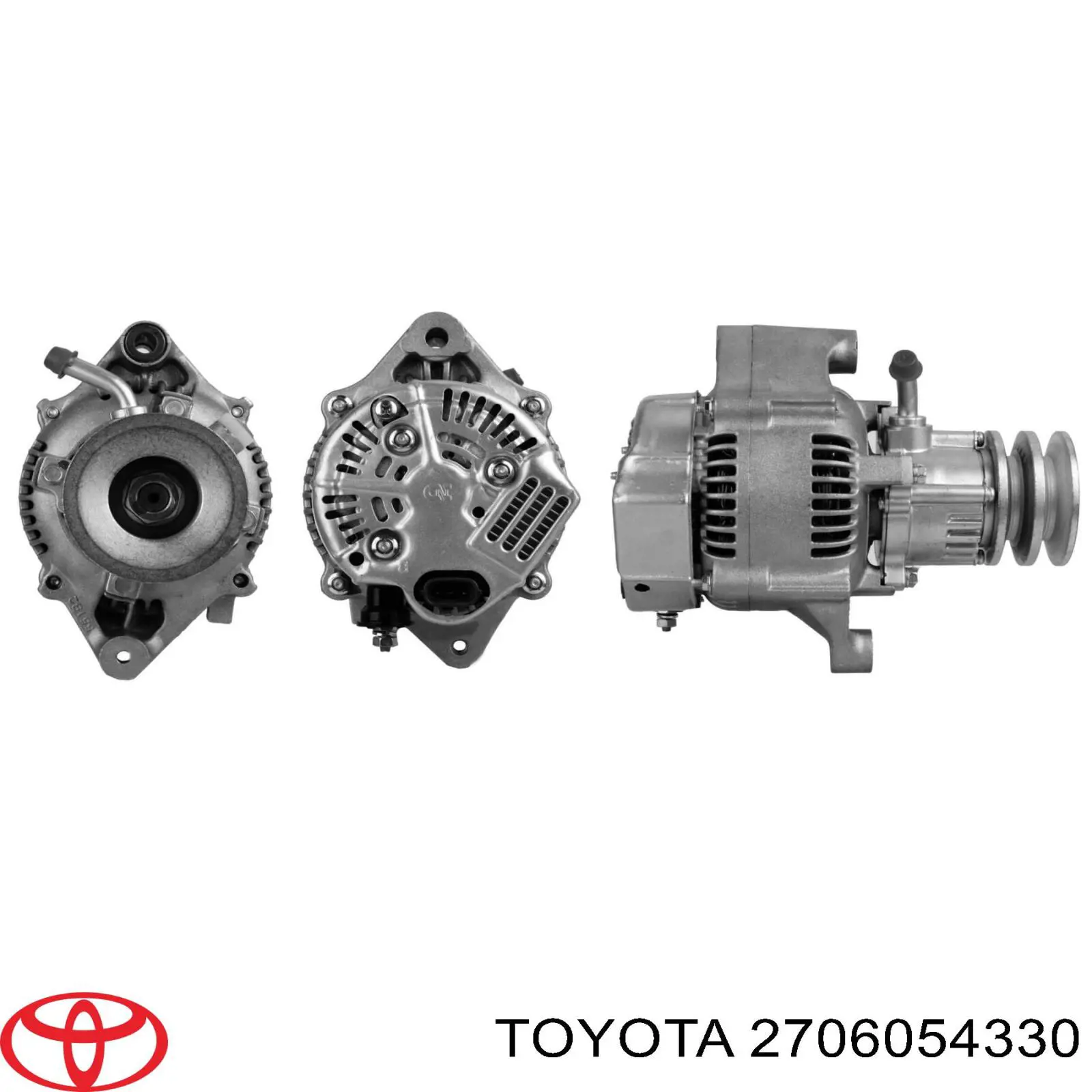 Генератор Toyota 2706054330 ціна, від 193.27 USD