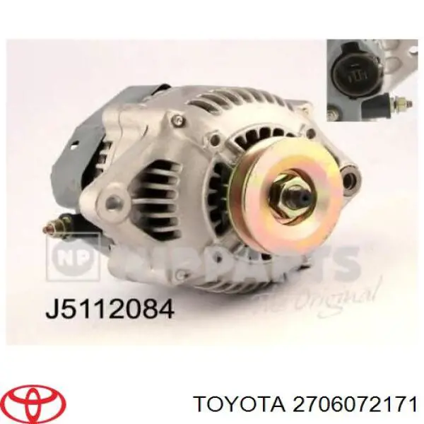 Купити 2706072171 Toyota Генератор