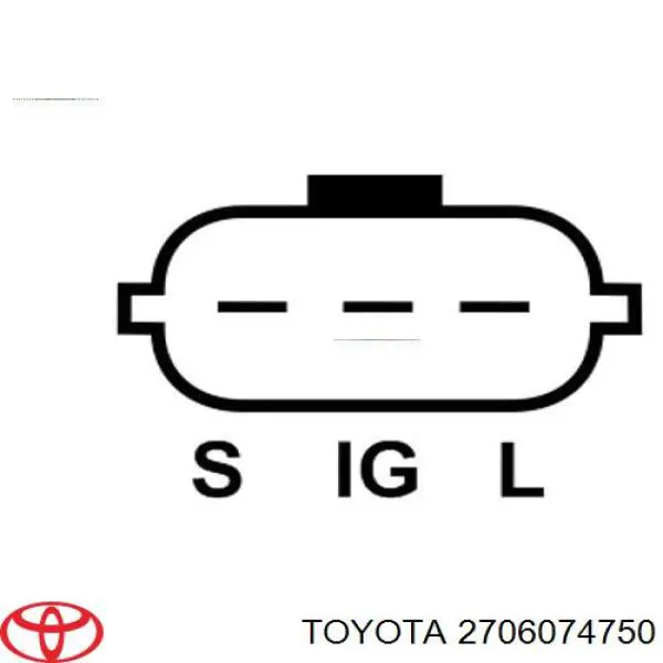 Купити 2706074750 Toyota Генератор