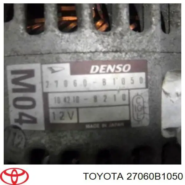 27060B1050 Toyota Авто генератор