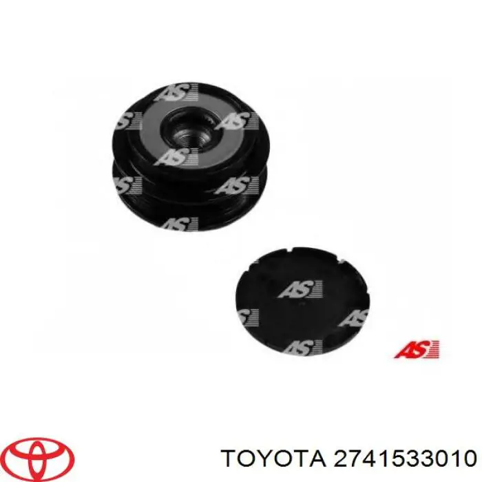 2741533010 Toyota шків генератора