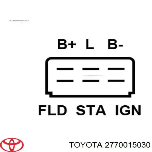Реле зарядки генератора Toyota 2770015030 ціна, від 15.73 USD