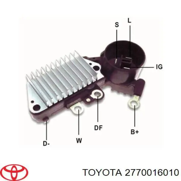 2770016010 Toyota реле-регулятор генератора, (реле зарядки)