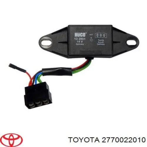 2770022010 Toyota реле-регулятор генератора, (реле зарядки)