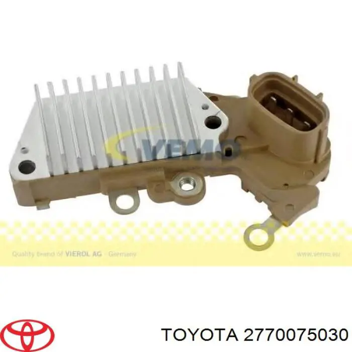 2770075030 Toyota реле-регулятор генератора, (реле зарядки)