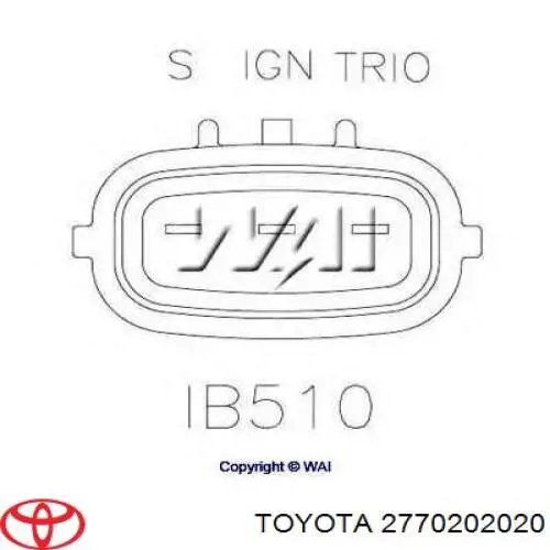 Реле зарядки генератора Toyota 2770202020 ціна, від 114.64 USD