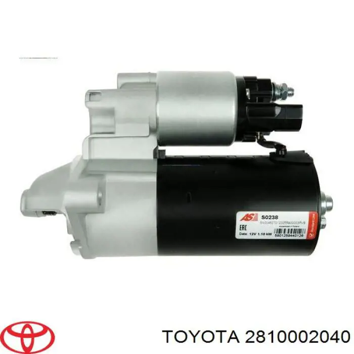 Стартер 2810002040 Toyota