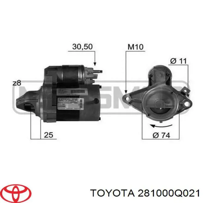 Стартер 101623 Febi
