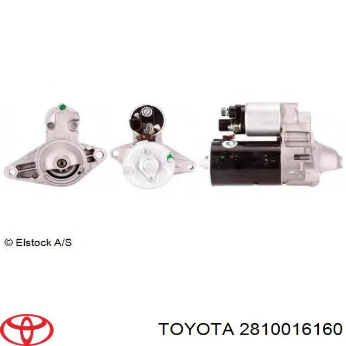 2810016160 Toyota стартер