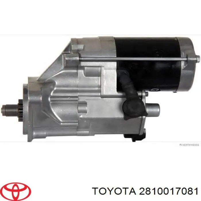 2810017081 Toyota Стартер двигуна