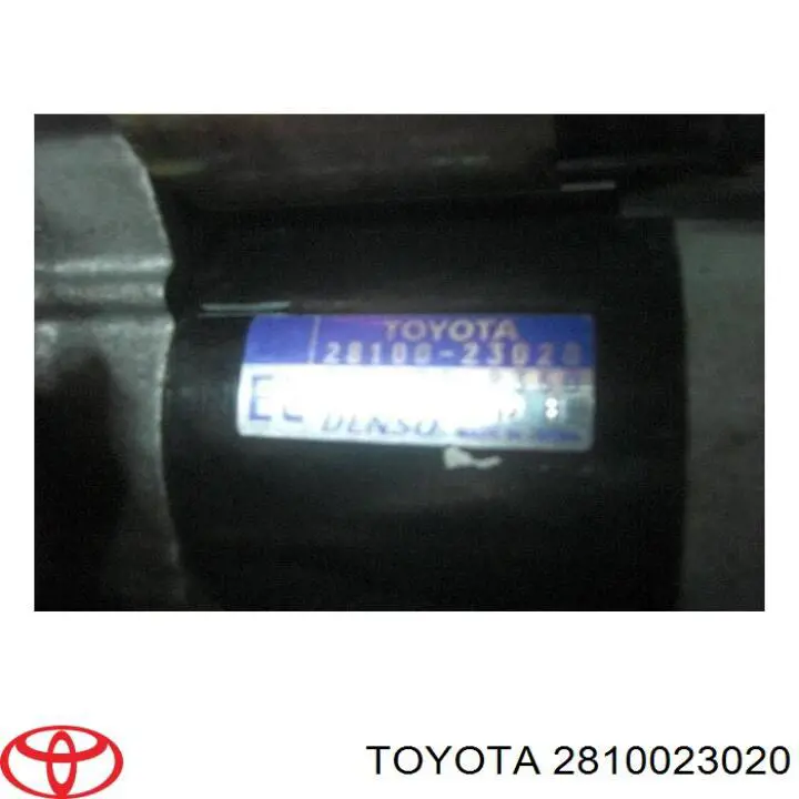 Стартер автомобільний Toyota 2810023020