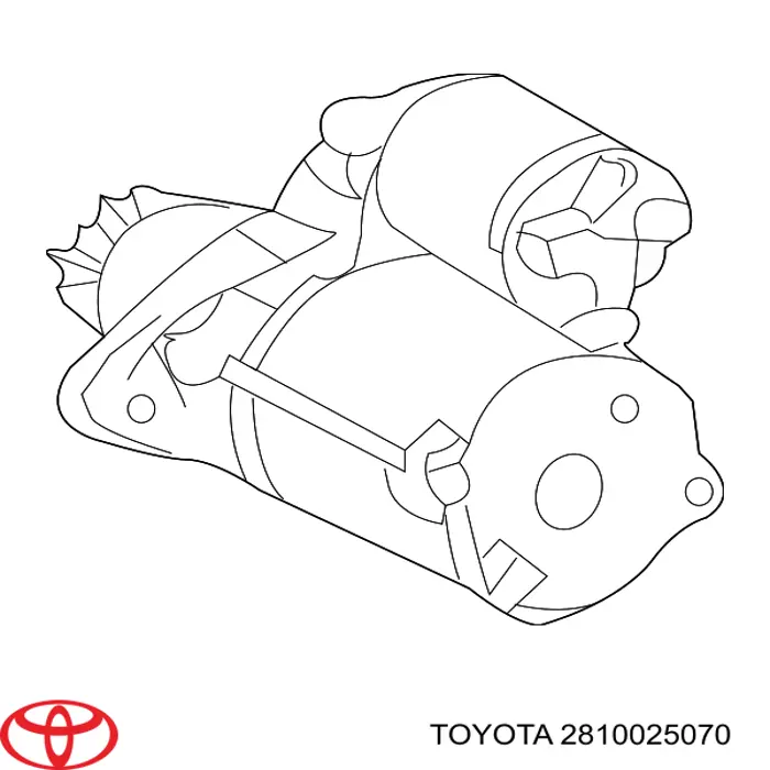 Стартер Toyota 2810025070 ціна, від  USD
