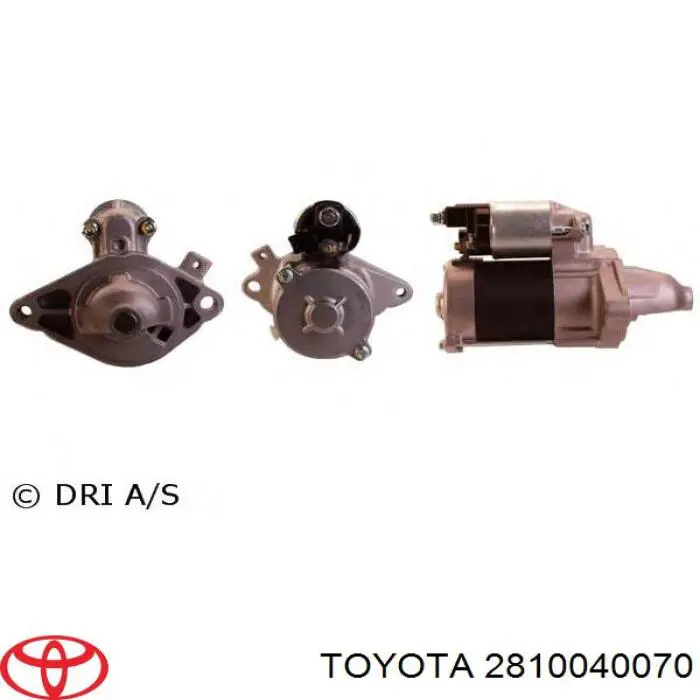 Стартер 2810040070 Toyota