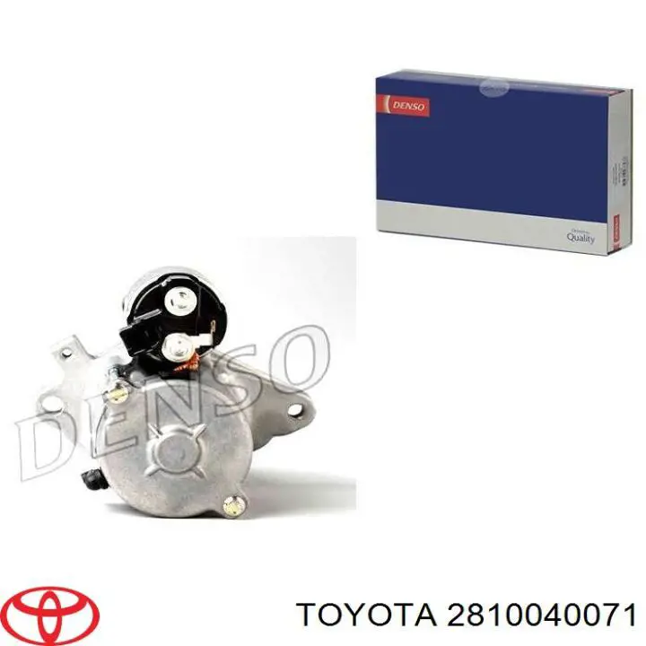 Стартер автомобільний Toyota 2810040071