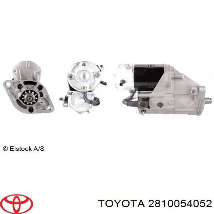 Стартер Toyota 2810054052 ціна, від 169.50 USD