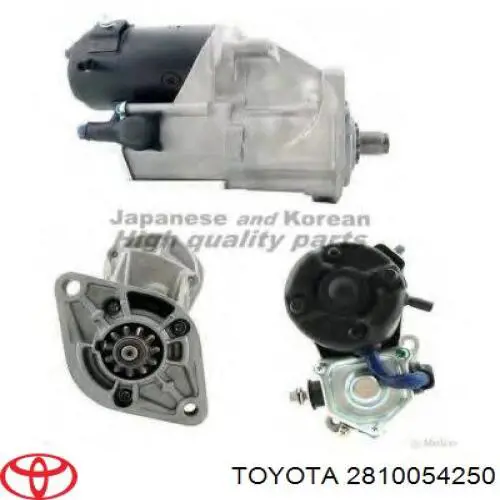 Стартер Toyota 2810054250 ціна, від 129.19 USD
