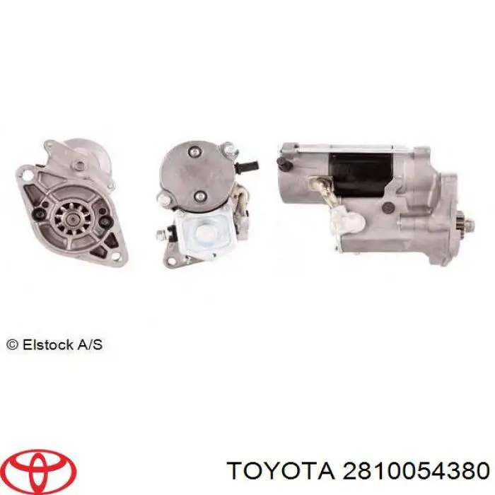 2810054380 Toyota Стартер двигуна