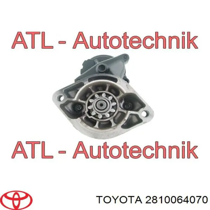 Стартер Toyota 2810064070 ціна, від 88.68 USD