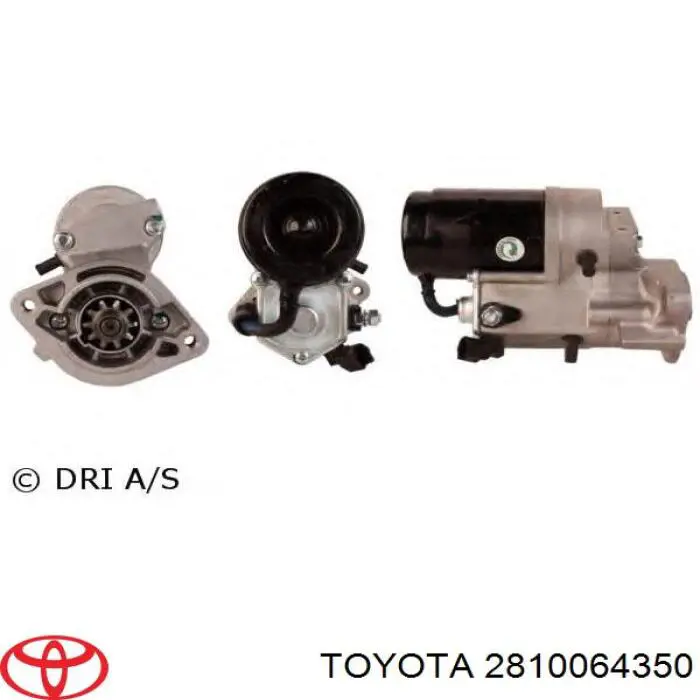 2810064350 Toyota стартер