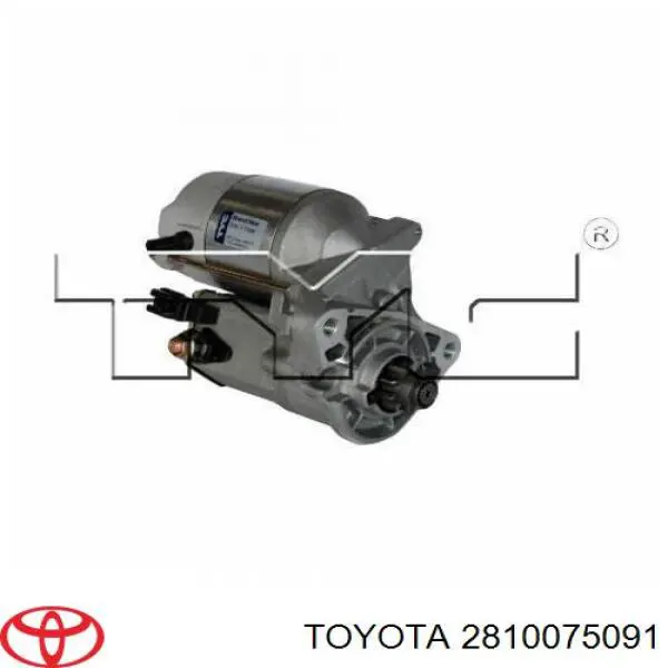 Стартер Toyota 2810075091 ціна, від 96.44 USD