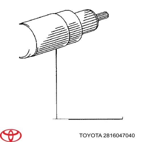 2816047040 Toyota якір (ротор стартера)